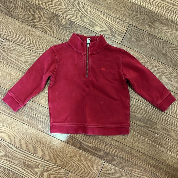 Burberry kids size 2 1/4 zip sweater - Picture 1 of 2